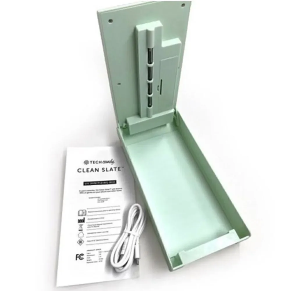 NIB Tech Candy Mint Green Clean Slate UV Sanitizing Bed - Picture 2 of 5